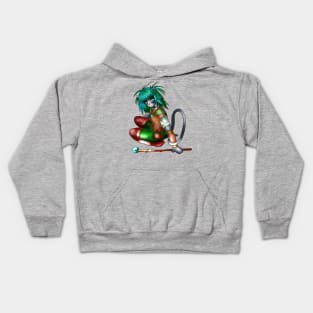 Druid cat for dnd fans Kids Hoodie